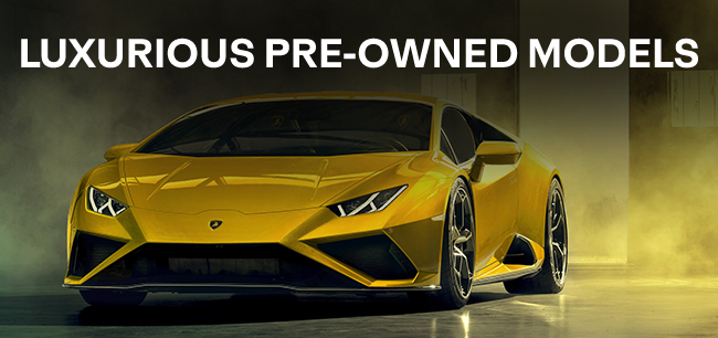 luxurious pre-owned models