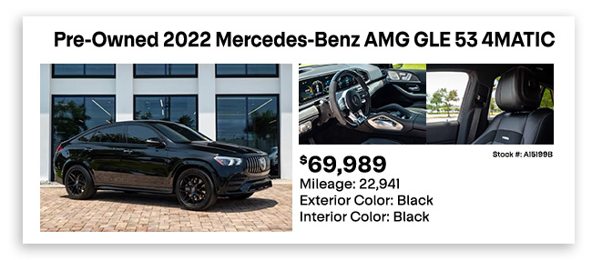 Pre-Owned 2022 Mercedes-Benz AMG GLE 53