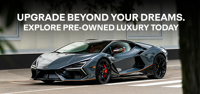 Upgrade beyond your dreams. Explore pre-owned luxury today