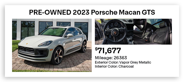 pre-owned Porsche Maca special offer