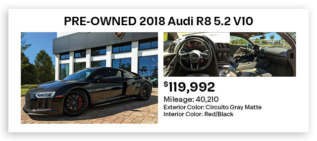 pre-owned Audi special offer