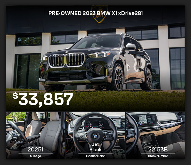 PRE-OWNED 2023 BMW X1 xDrive28i