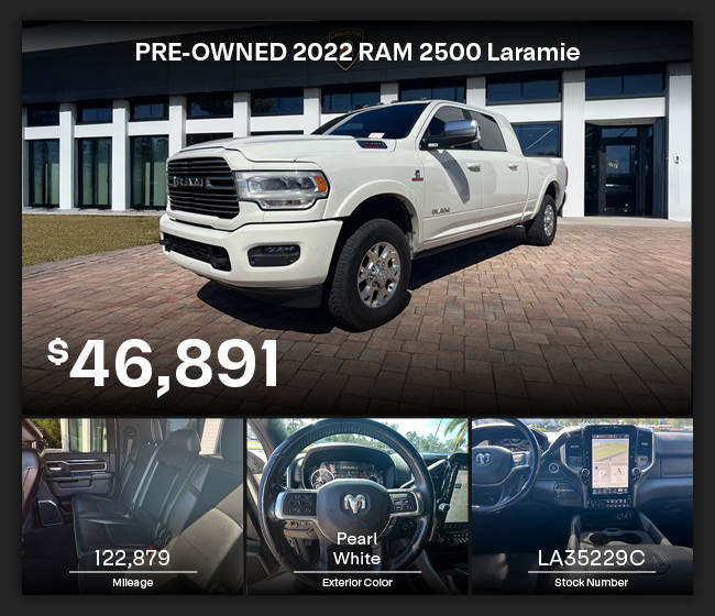 pre-owned 2022 Ram 2500 special offer