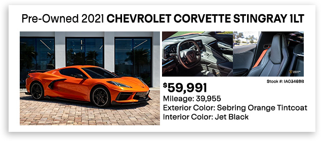 2021 Chevrolet Corvette Stingray