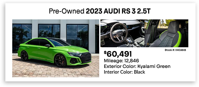Pre-Owned 2023 Audi RS+