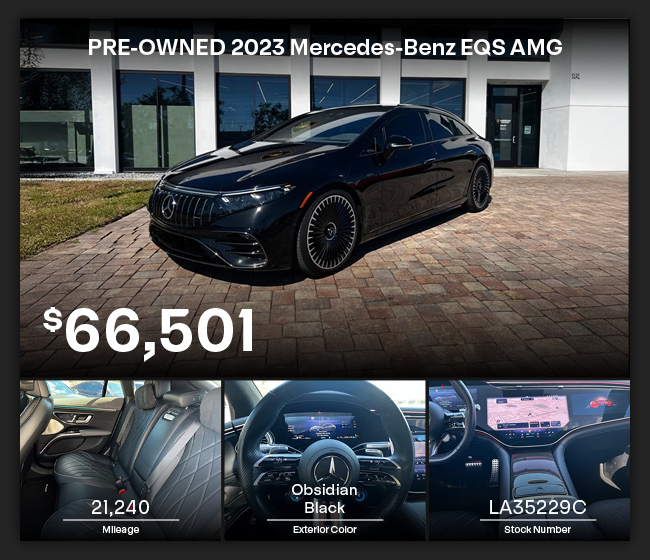 PRE-OWNED 2023 MERCEDES-BENZ AMG EQS offer