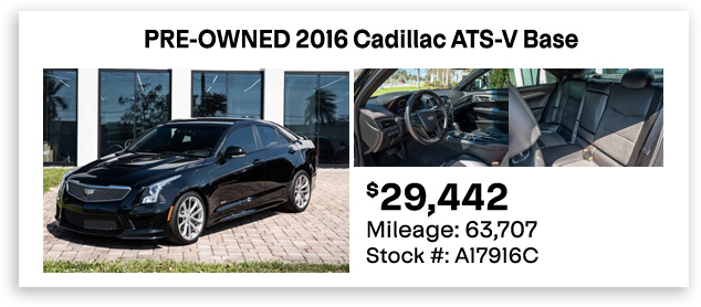 2016 CADILLAC AT