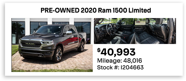 Pre-Owned 2020 Ram 1500