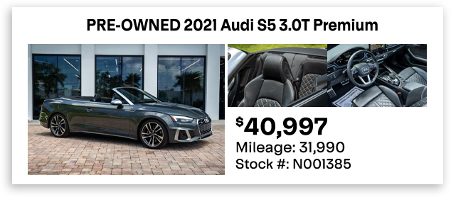 Pre-Owned 2021 Audi S5