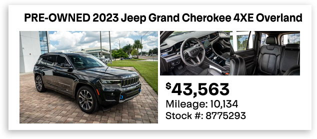 Pre-Owned 2023 Jeep Grand Cherokee 4xe