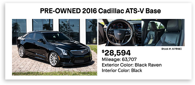 PRE-OWNED Cadillac