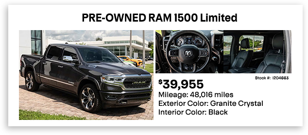 PRE-OWNED RAM Truck