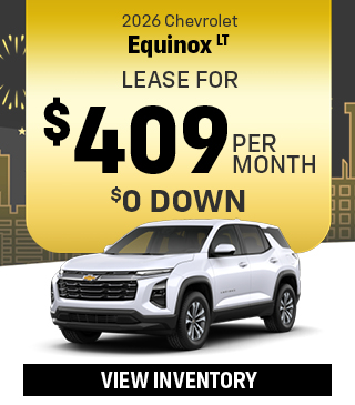 special offer on new Chevrolet