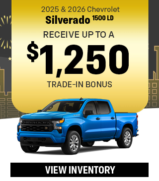 special offer on new Chevrolet