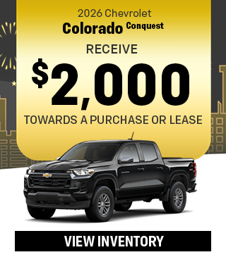 special offer on new Chevrolet