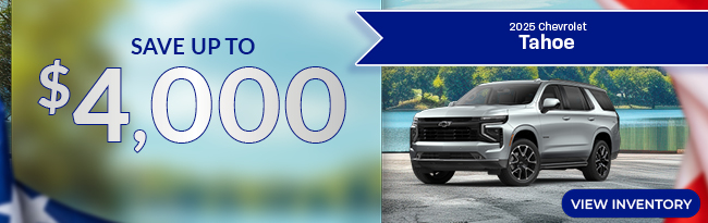 2025 Chevrolet Tahoe offer