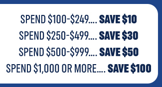 Spend and save service special offer