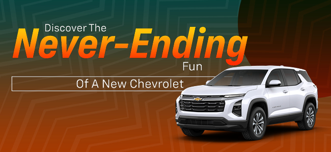 discover the never-ending fun of a new Chevrolet at Lupent Chevrolet