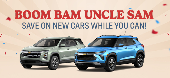 Boom Bam Uncle Sam - Save on new cars while you can