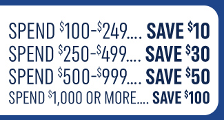 Spend & Save offer