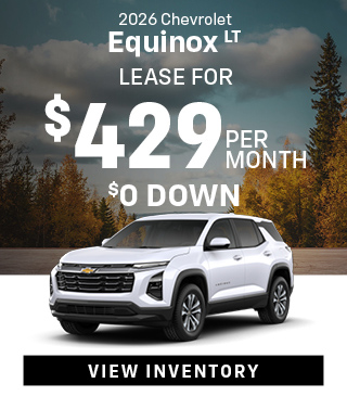 special offer on new Chevrolet