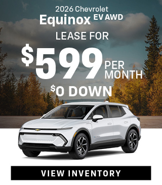 special offer on new Chevrolet