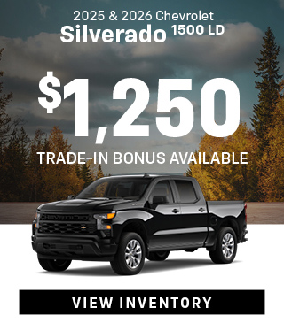 special offer on new Chevrolet