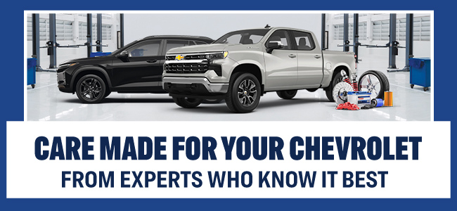 Care made for Chevrolet - From Experts who know Chevy service best