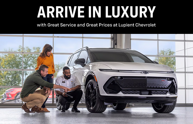 enjoy premium care from Lupient Chevrolet