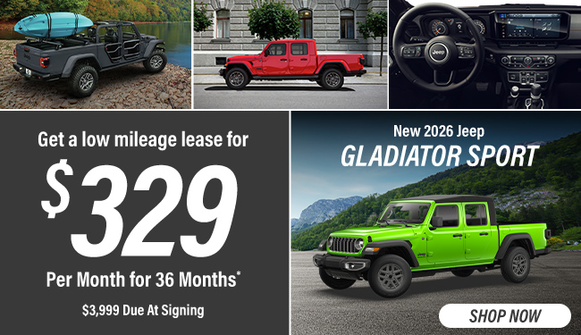 2026 Jeep Gladiator offer