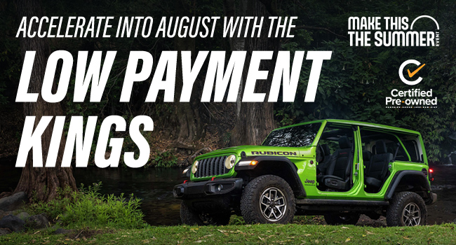 Summer Sales Event with the Loow Payment Kings at Lake Wales Chrysler Dodge Jeep RAM