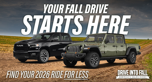 Your Fall drive starts here at Lake Wales Chrysler Dodge Jeep RAM