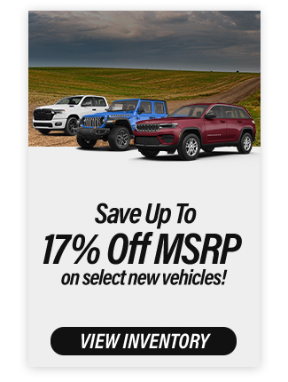 discount on select new vehicles