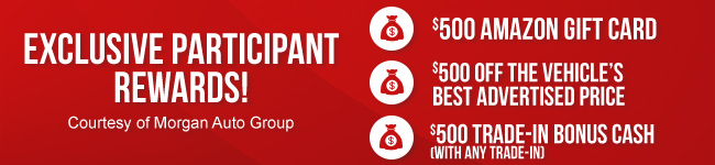 Prizes - gas card or Amazon gift cards and a dinner gift cards