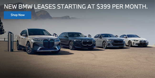 New BMW leases starting at 399 per month