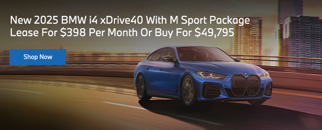 New 2025 BMW i4 xDrive40 With M Sport Package offer