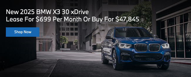 New 2025 BMW X3 30 xDrive offer