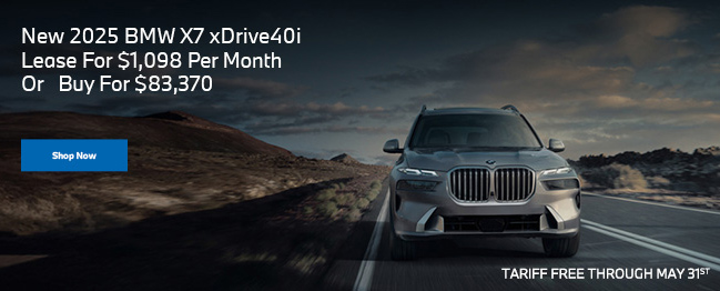 2025 BMW X7 xDrive40i offer