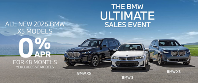 Special rates not publicy available exclusive offers -  ALl new 2026 BMW X5 models