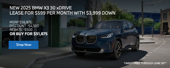 2025 BMW X3 30 xDrive