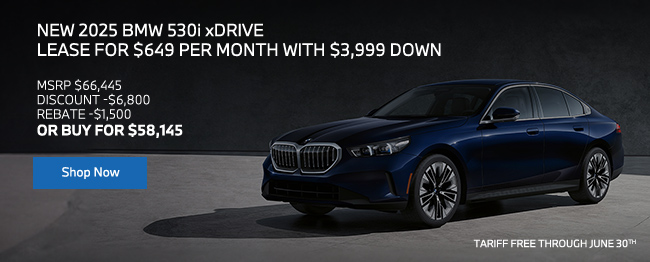 2025 BMW 530 xDrive50 offer