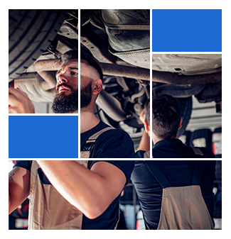 tech working on engine