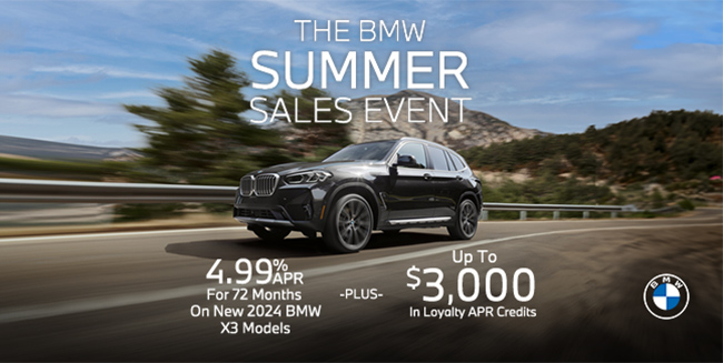 The BMW Summer Sales Event