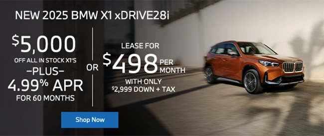 new BMW X1 offer