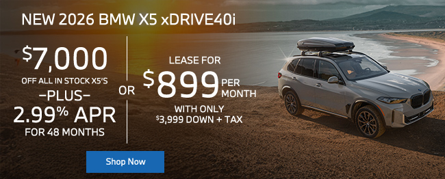 2025 BMW X5 offers