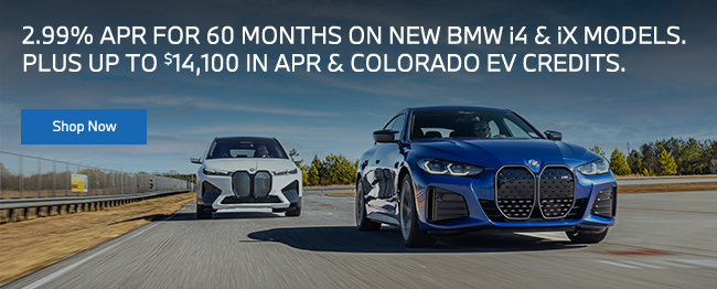 APR special on new BMW i4 and iX models