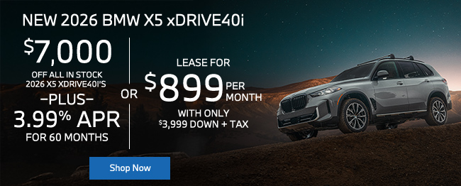 2025 BMW X5 offers