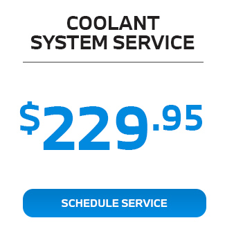 special on coolant system service
