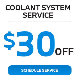 Coolant system service offer