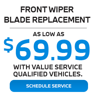 Front wiper blade replacement offer